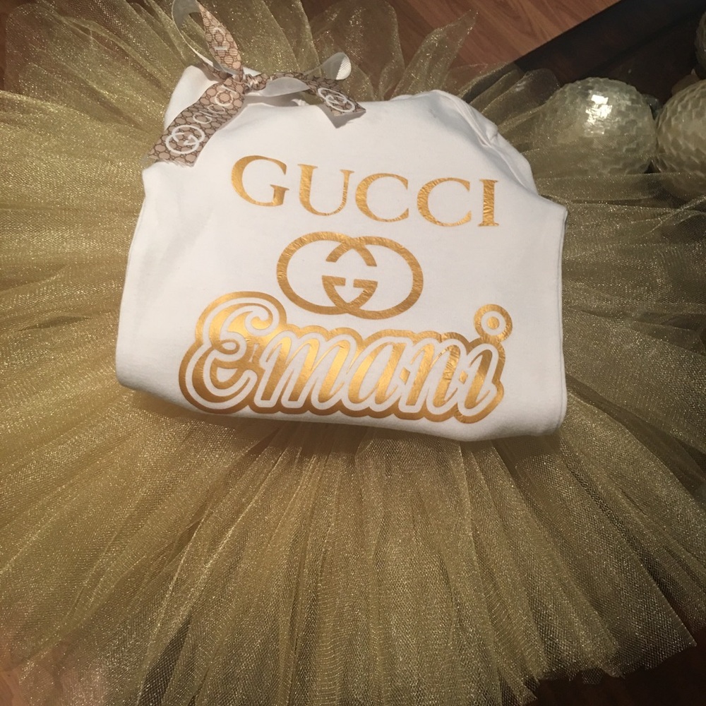 Custom made little girls outfit